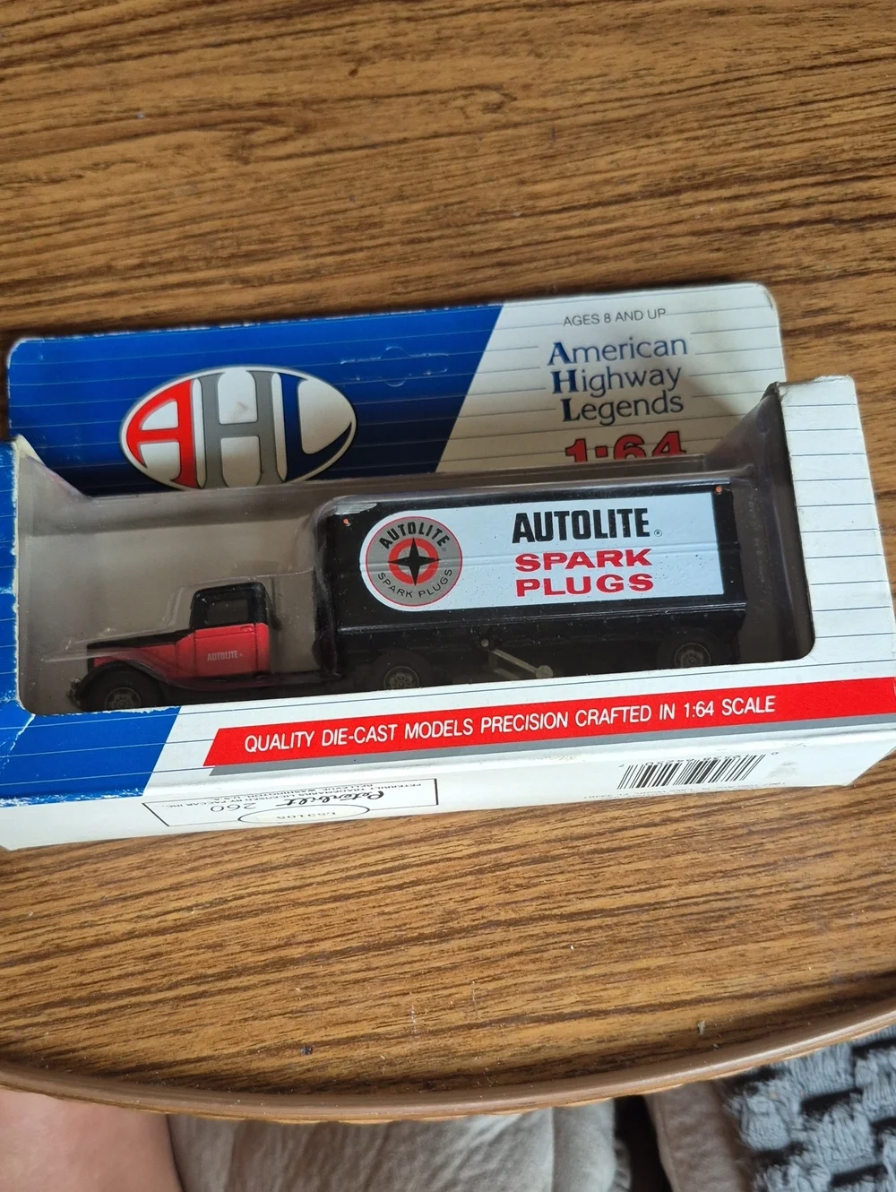 New American Highway Legends Autolite Spark Plugs Die-Cast Truck - Red/Black
